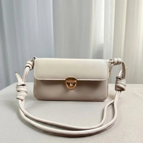 Amélie Knot Shoulder Bag – Ivory