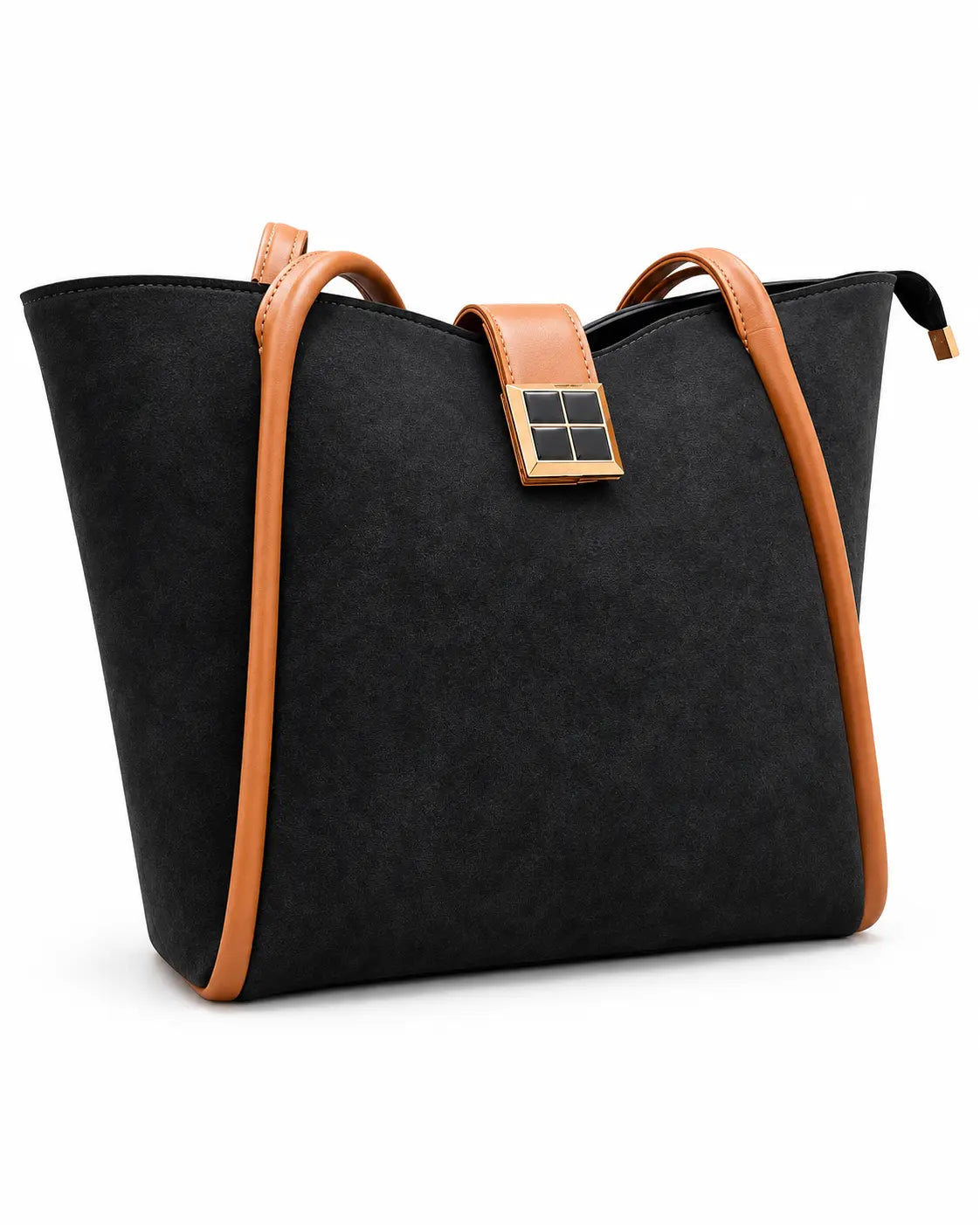 Hazel Suede Tote Bag